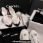 Chanel Mary Janes with Camellia and Ankle Strap White 2024