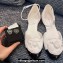 Chanel Mary Janes with Camellia and Ankle Strap White 2024
