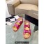 Chanel CC Logo Beach Sandals Star Patent Fuchsia Spring 2024