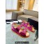 Chanel CC Logo Beach Sandals Star Patent Fuchsia Spring 2024