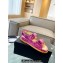 Chanel CC Logo Beach Sandals Star Patent Fuchsia Spring 2024