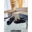 Chanel CC Logo Beach Sandals Patent Black Spring 2024