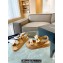 Chanel CC Logo Beach Sandals Camellia Beige Spring 2024