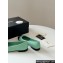 Chanel Calfskin & Grosgrain Ballet flats G02819 Turquoise/Black 2024