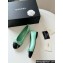 Chanel Calfskin & Grosgrain Ballet flats G02819 Turquoise/Black 2024