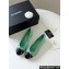Chanel Calfskin & Grosgrain Ballet flats G02819 Turquoise/Black 2024