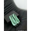 Chanel Calfskin & Grosgrain Ballet flats G02819 Turquoise/Black 2024