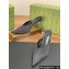 Gucci Heel 8.5cm crystal-embellished Satin Mules Black 2024