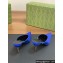 Gucci Heel 8.5cm crystal-embellished Satin Mules Blue 2024