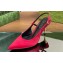 Gucci Heel 8.5cm crystal-embellished Satin Slingback Pumps Red 2024
