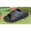 Gucci Criss-cross Rubber Women/Men Slide Sandals Black 2024