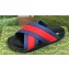 Gucci Criss-cross Rubber Women/Men Slide Sandals Red/Blue 2024