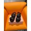 Miu Miu Lambskin Sandals in Black 2024