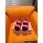 Miu Miu Lambskin Sandals in Pink 2024