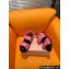 Miu Miu Lambskin Sandals in Pink 2024