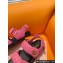 Miu Miu Lambskin Sandals in Pink 2024