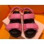 Miu Miu Lambskin Sandals in Pink 2024