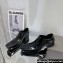 Balenciaga Romeo Women/Men Mules in black shiny patent calfskin Black 2024