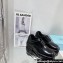 Prada Brushed leather Women/Men derby shoes 2EG427 Black 2024