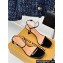 Louis Vuitton Heel 7.5cm Blossom Sandals in Patent calf leather Black 2024