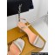 Louis Vuitton Heel 7.5cm Blossom Sandals in Patent calf leather Gray 2024