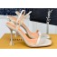 Louis Vuitton Heel 9.5cm Blossom Sandals in Patent calf leather Gray 2024