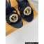 Louis Vuitton Heel 9cm LV Night Met Sandals in Satin Black 2024