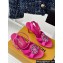 Louis Vuitton Heel 9cm LV Night Met Sandals in Satin Fuchsia 2024
