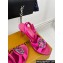 Louis Vuitton Heel 9cm LV Night Met Sandals in Satin Fuchsia 2024