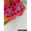 Louis Vuitton Heel 9cm LV Night Met Sandals in Satin Fuchsia 2024