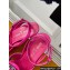 Louis Vuitton Heel 9cm LV Night Met Sandals in Satin Fuchsia 2024