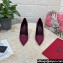 Dolce & Gabbana Heel 10.5cm Satin Pumps Burgundy 2024