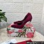 Dolce & Gabbana Heel 10.5cm Satin Pumps Burgundy 2024