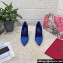 Dolce & Gabbana Heel 10.5cm Satin Pumps Blue 2024