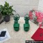 Dolce & Gabbana Heel 11.5cm Calfskin platform 2.5cm sandals Green 2024