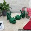Dolce & Gabbana Heel 11.5cm Calfskin platform 2.5cm sandals Green 2024