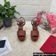 Dolce & Gabbana Heel 11.5cm Calfskin platform 2.5cm sandals Brown 2024