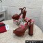 Dolce & Gabbana Heel 11.5cm Calfskin platform 2.5cm sandals Brown 2024