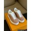 Louis Vuitton LV Groovy Platform Sneakers Monogram-debossed suede calf leather Nude Pink 2024