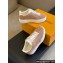 Louis Vuitton LV Groovy Platform Sneakers Monogram-debossed suede calf leather Nude Pink 2024