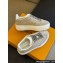 Louis Vuitton LV Groovy Platform Sneakers Monogram-debossed suede calf leather Beige 2024