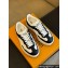 Louis Vuitton LV Groovy Platform Sneakers Monogram-debossed calf leather White/Black 2024