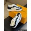 Louis Vuitton LV Groovy Platform Sneakers Monogram-debossed calf leather White/Black 2024