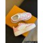 Louis Vuitton LV Groovy Platform Sneakers Monogram-debossed calf leather White/Pink 2024