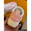 Louis Vuitton LV Groovy Platform Sneakers Monogram-debossed calf leather White/Pink 2024