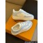 Louis Vuitton LV Groovy Platform Sneakers Monogram-debossed calf leather White/Blue 2024