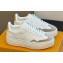 Louis Vuitton LV Groovy Platform Sneakers Monogram-debossed calf leather White/Gray 2024