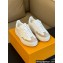 Louis Vuitton LV Groovy Platform Sneakers Monogram-debossed calf leather White/Gray 2024