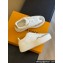 Louis Vuitton LV Groovy Platform Sneakers Monogram-debossed calf leather White/Gray 2024