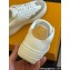 Louis Vuitton LV Groovy Platform Sneakers Monogram-debossed calf leather White/Gray 2024